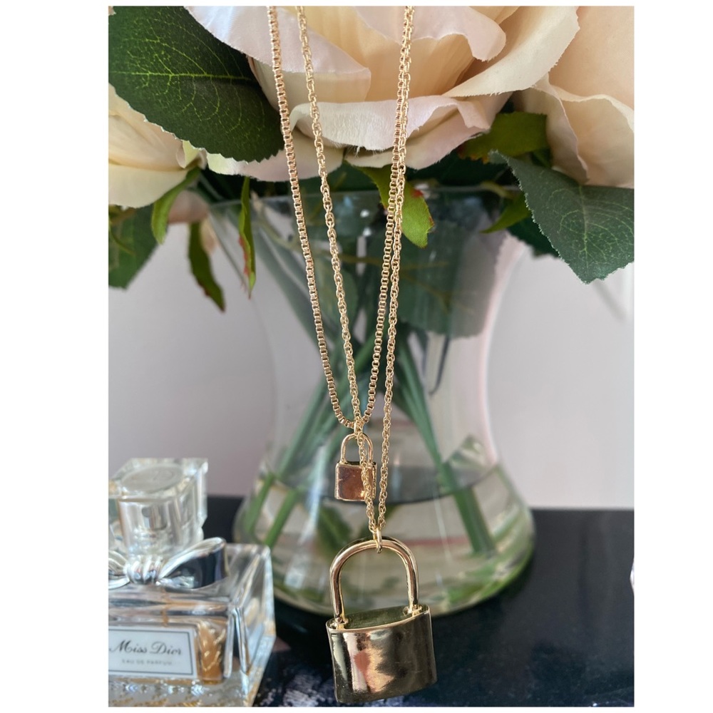 Love Lockdown Necklace ~Gold